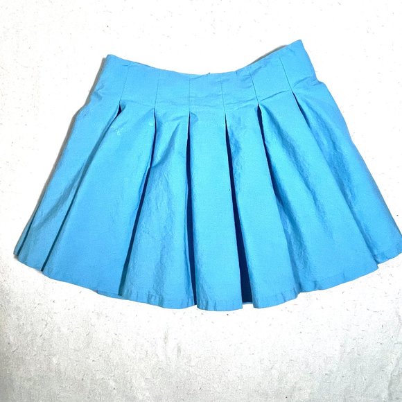 French Connection Dresses & Skirts - French Connection pleated blue mini skirt
